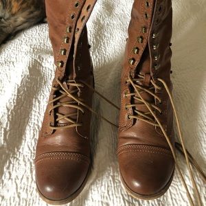 Madden Girl Combat Boots